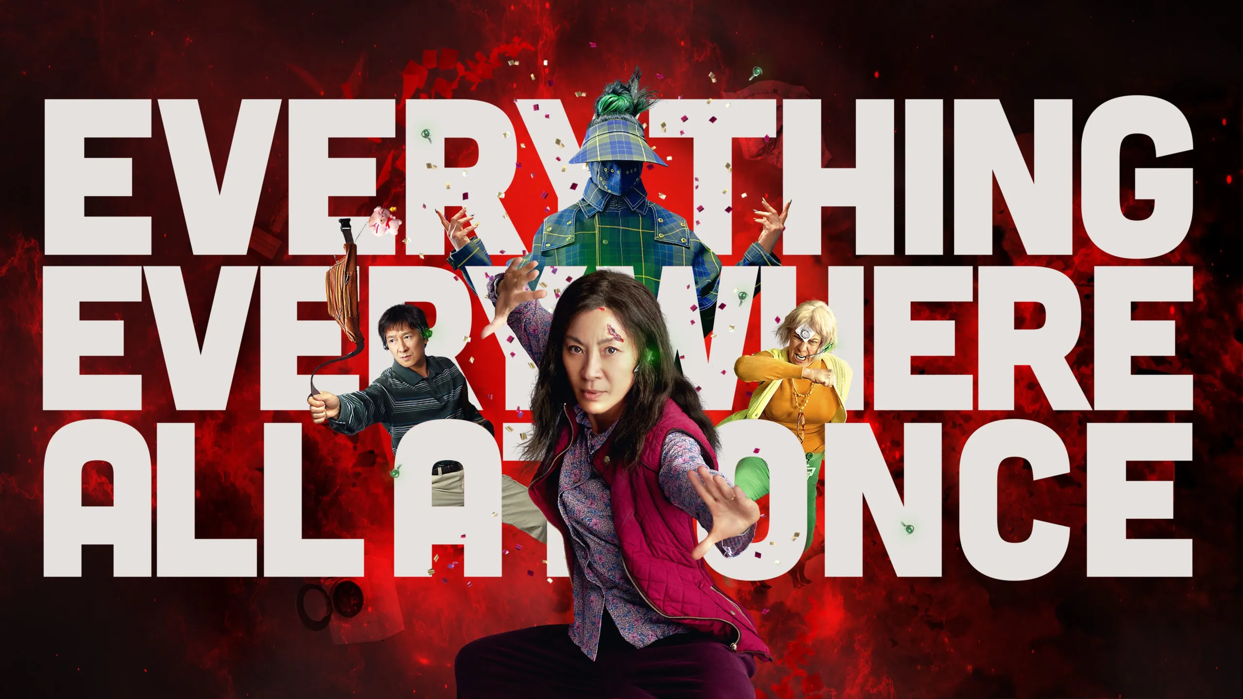 “Everything Everywhere All at Once” é o grande destaque da noite do Oscar